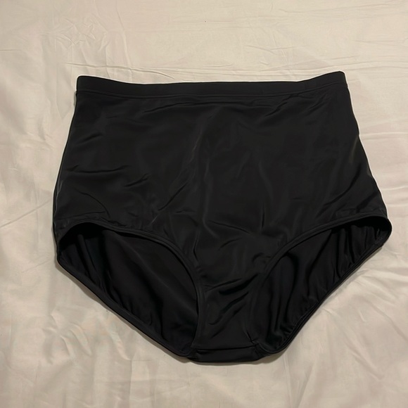 Women’s size 12 black Coldwater creek bikini bottom - Picture 1 of 9